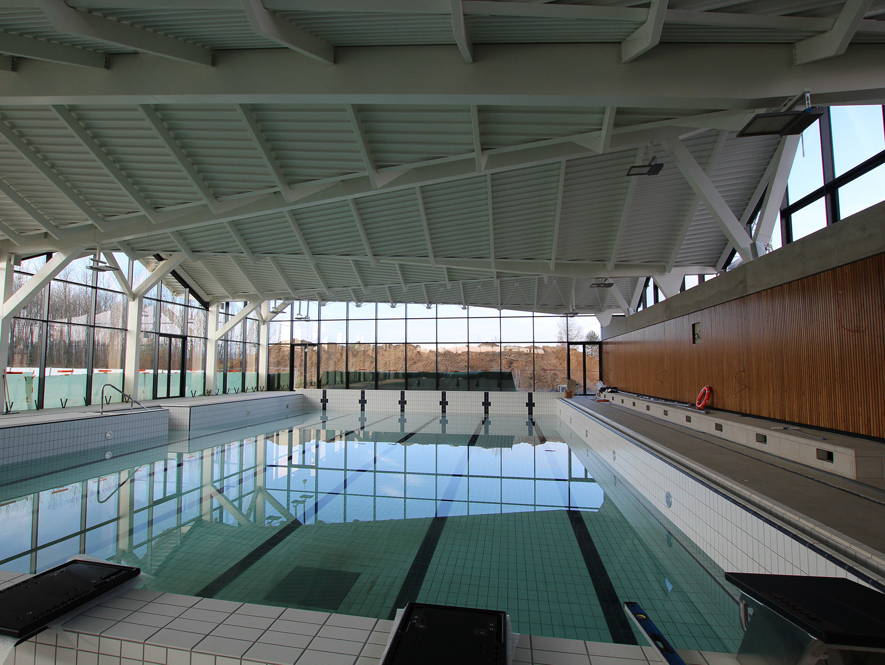 Piscine à Bergerac, Renovation d'Aqualud par la SARL Marcillac et fils
